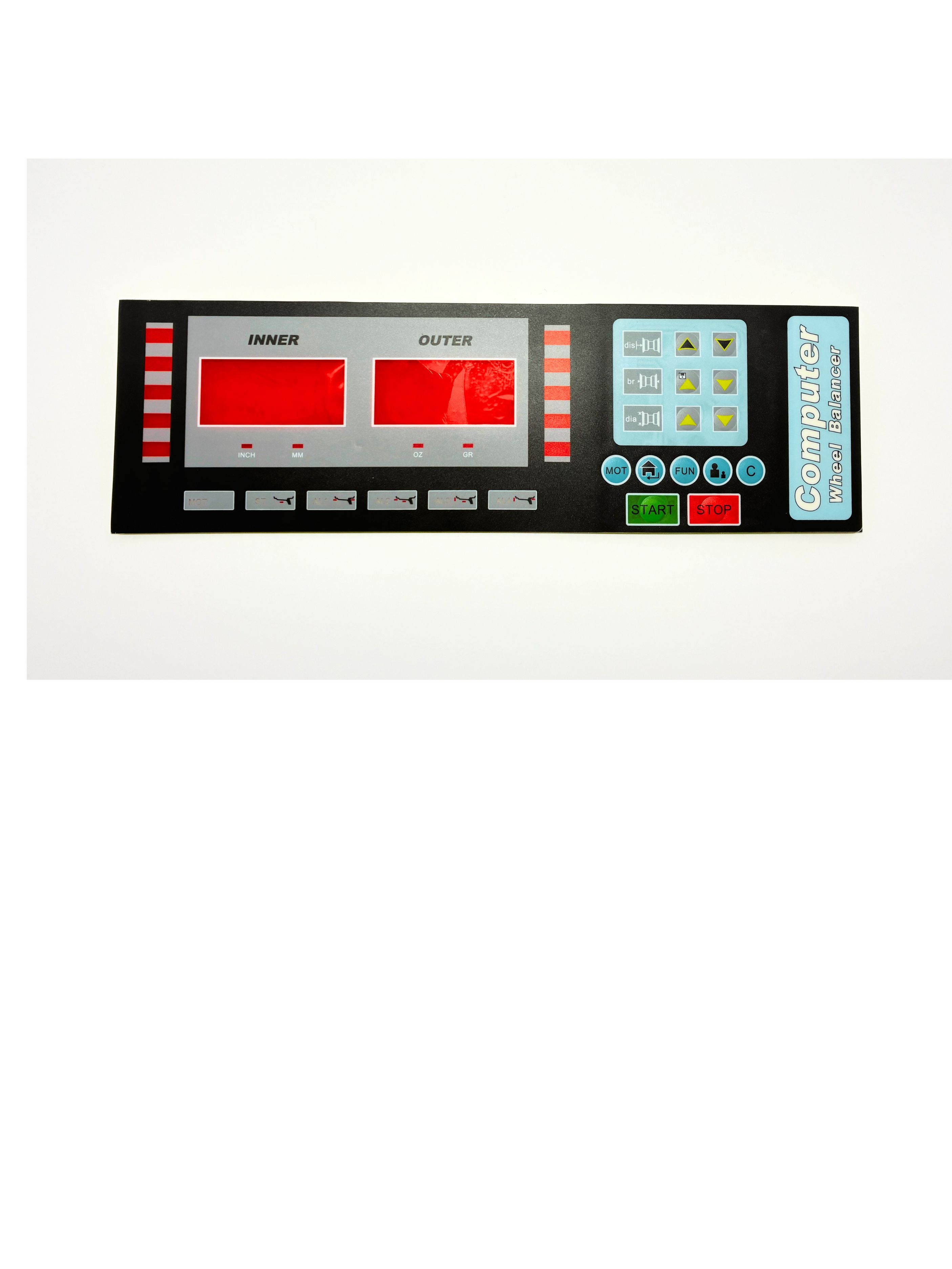 Maquinet|Panel de control teclado de equilibradora de ruedas