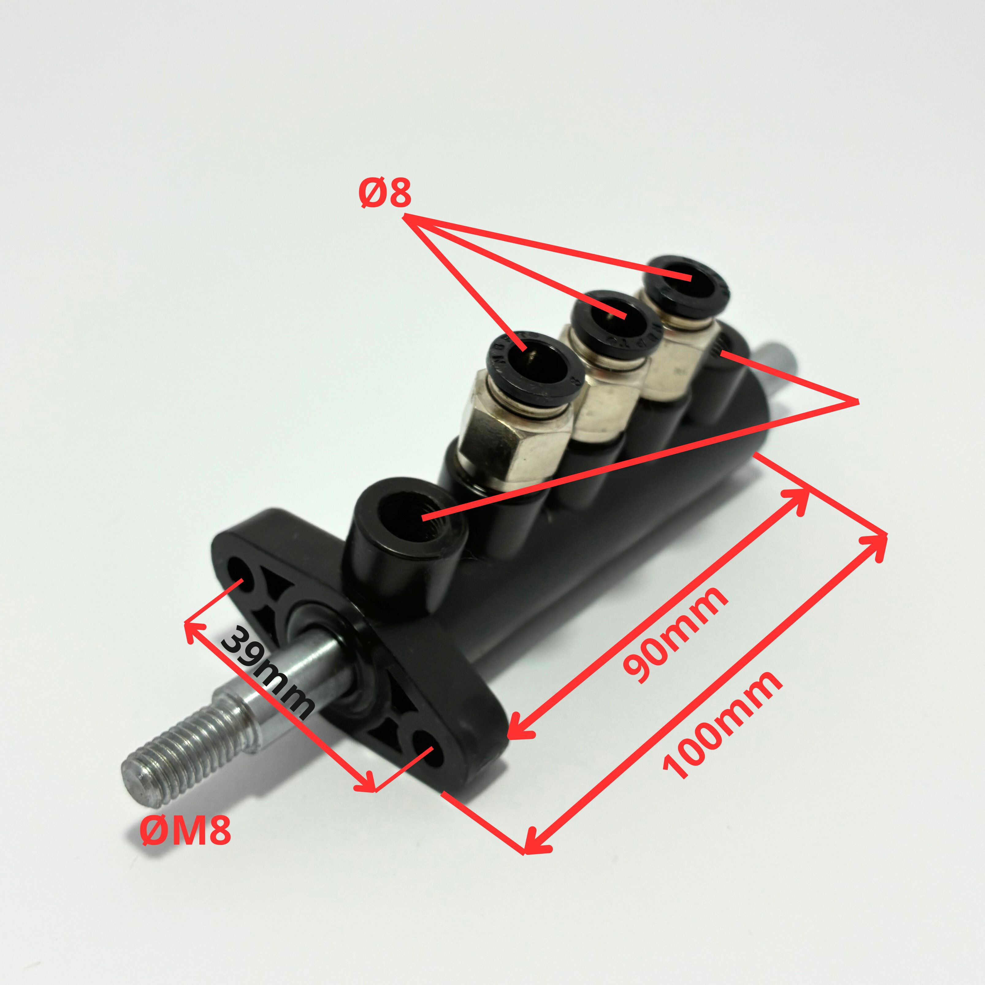 Maquinet|Válvula de control de aire de pedal de pie de desmontadora (plástico)
