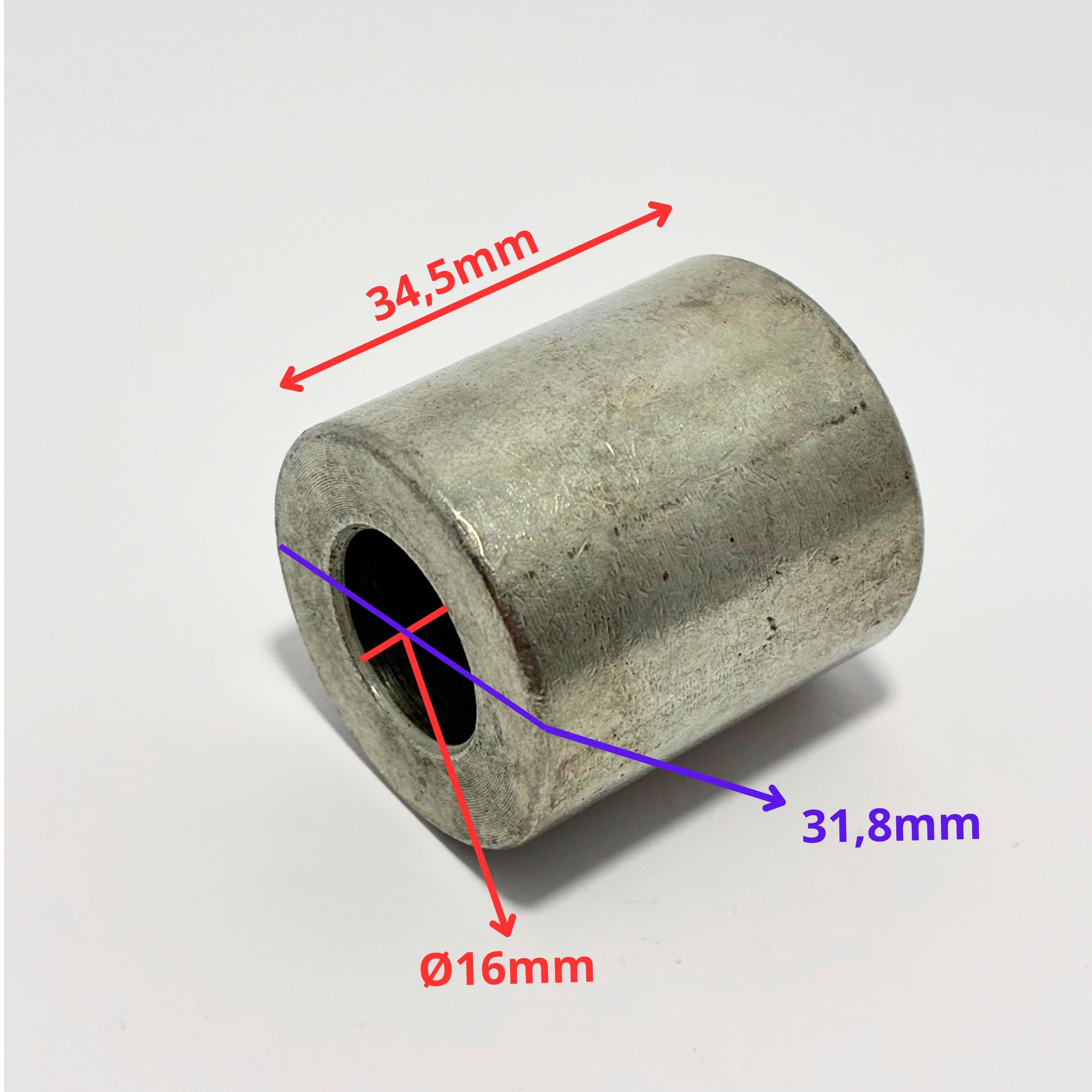 Maquinet|Rodillo de guiado brazo horizontal desmontadora