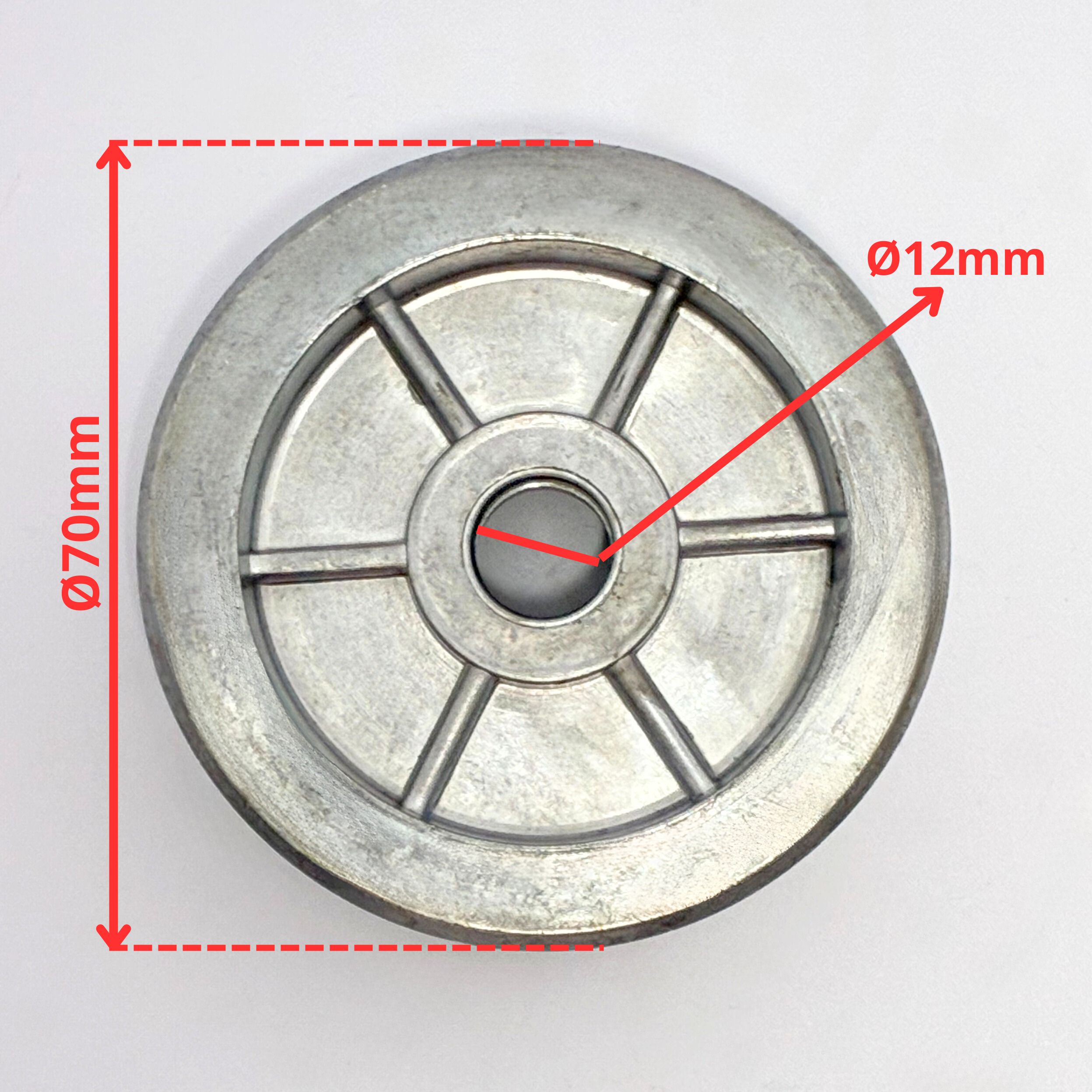 Maquinet|Pistón 70 mm aluminio para desmontadora