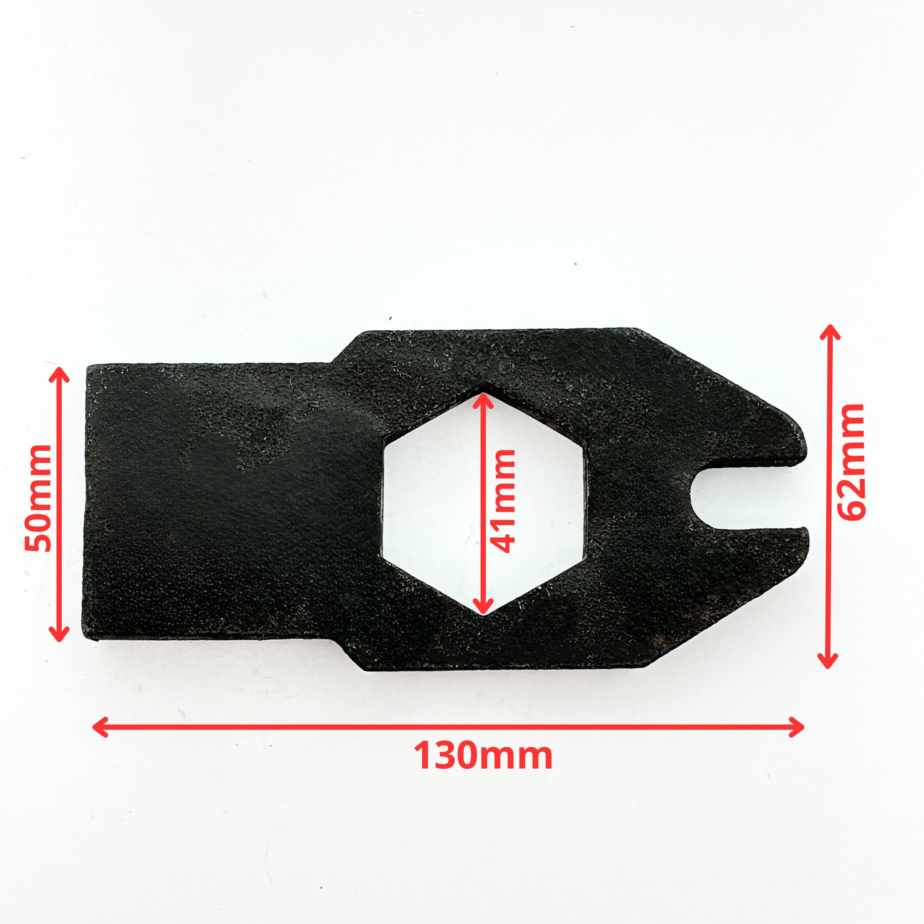 Maquinet|Placa de bloqueo o retención eje hexagonal de desmontadora