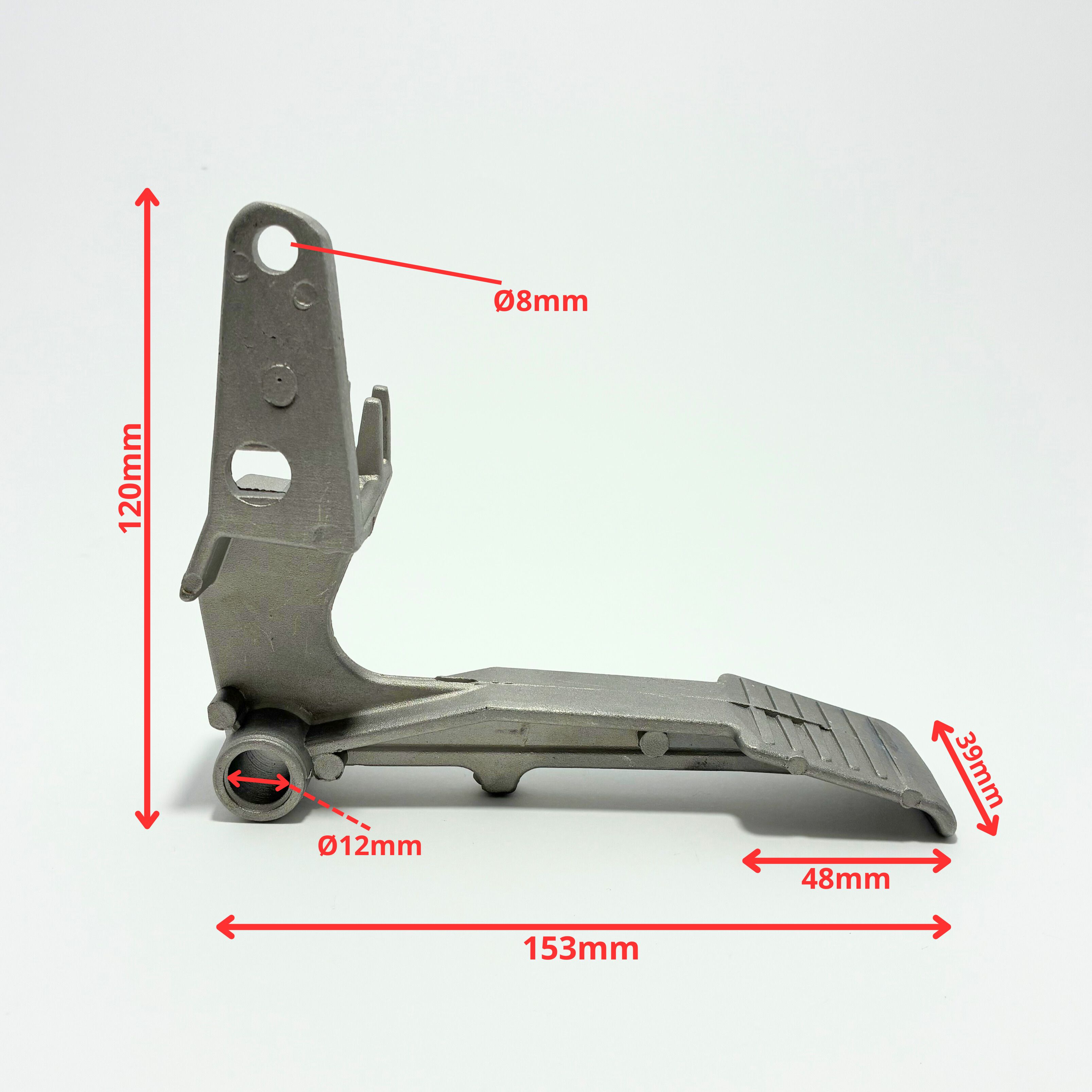 Maquinet|Pedal B de metal para desmontadora